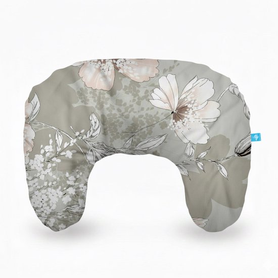 BabyUniverse Hibiskus - Voedingskussen - Ergonomisch - Anti-allergisch - Afneembare hoes — afbeelding 2