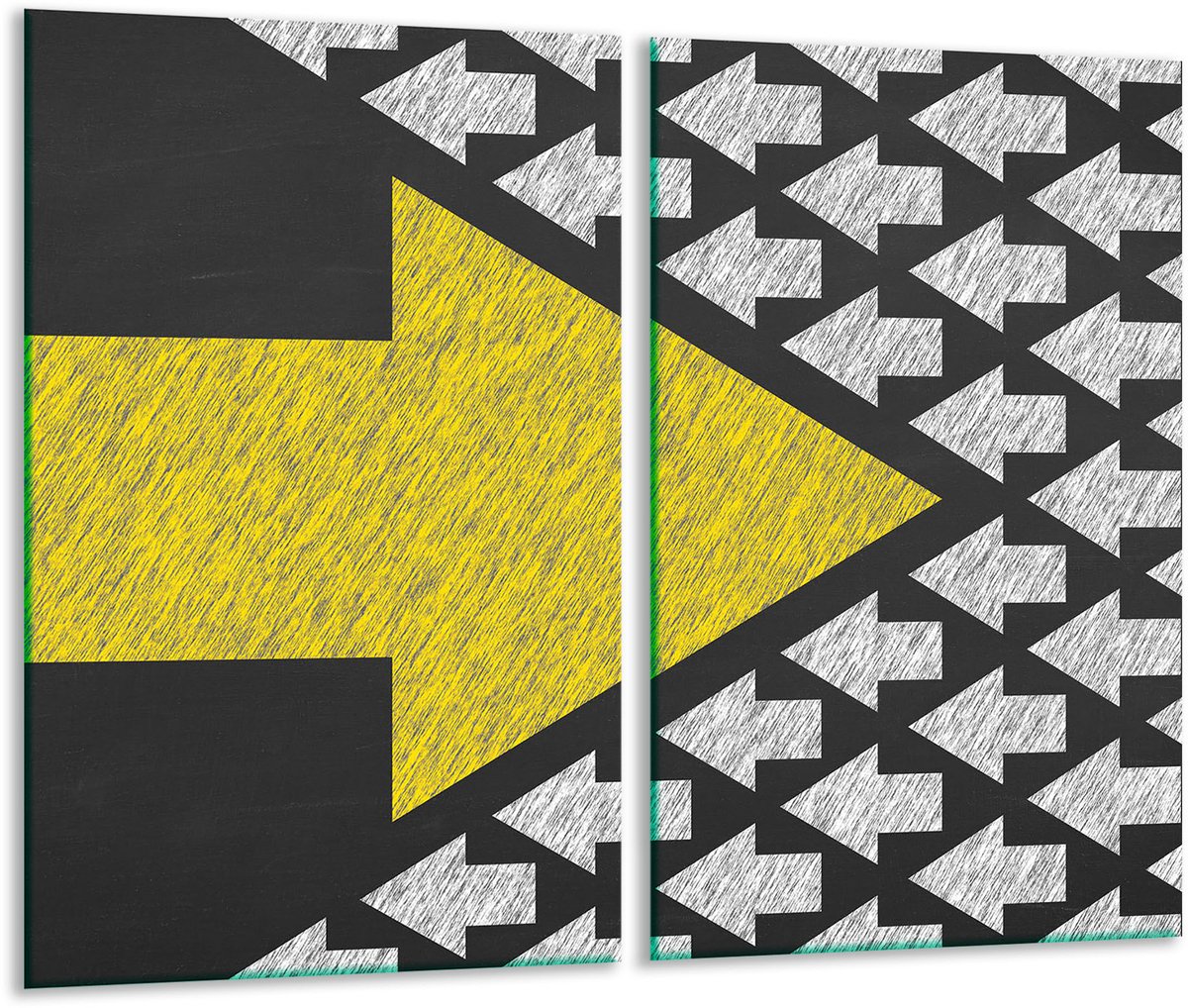 TMK ArtDeko - Snijplank - 30x52 cm - Veilig - Antislip