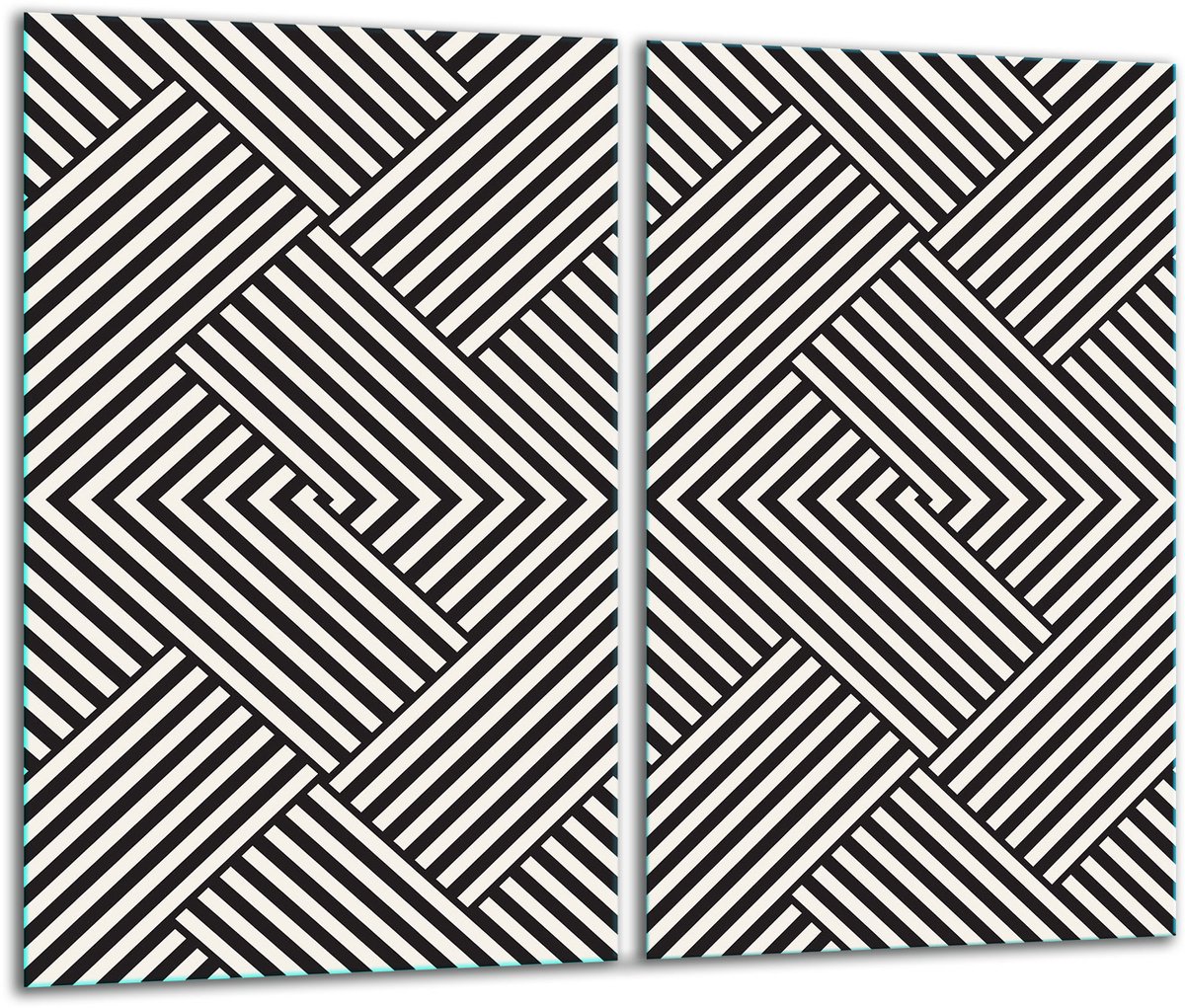 TMK ArtDeko - Snijplank - Glas - Beschermplaat - 30x52 cm