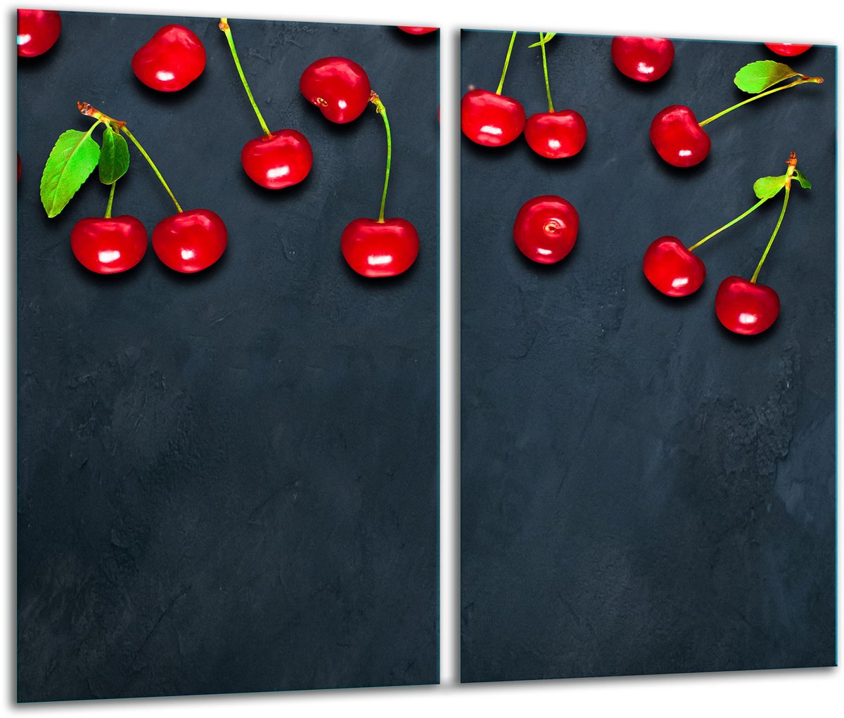 TMK ArtDeko - Glas Snijplank - 30x52 cm - Zwart - Inductievriendelijk