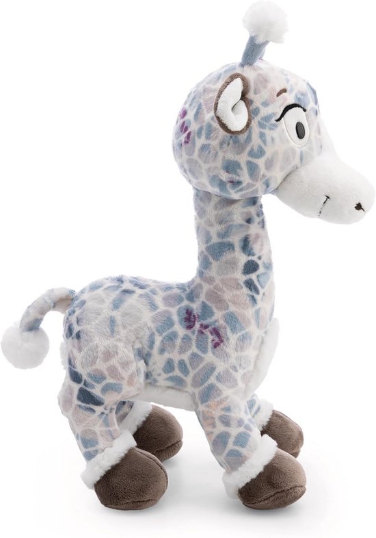 NICI 62419 Winny Winterfur Cuddly Giraffe 27 cm Standing Blue Soft Plush Animal Cute Stuffed Toy for Cuddling and Playing, Great Gift Idea for Children and Adults — afbeelding 4