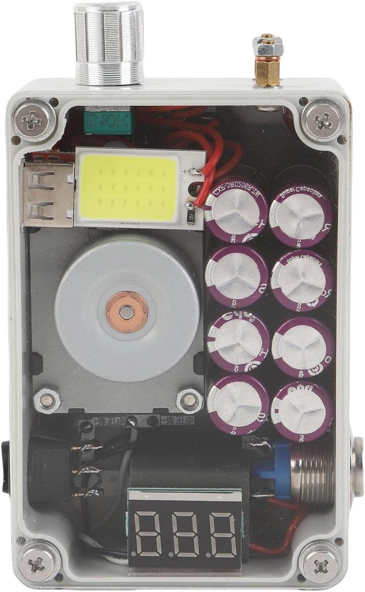 Hand Crank Generator - Noodstroom Oplader - Energie Opwekken - Geen Batterijen Nodig - 14 x 9 x 8 cm