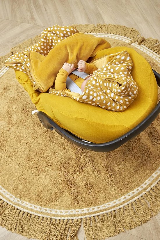 Knuffelige Voetzak voor Autostoel en Kinderwagen, 100% Katoen, 40 x 82 cm — afbeelding 3