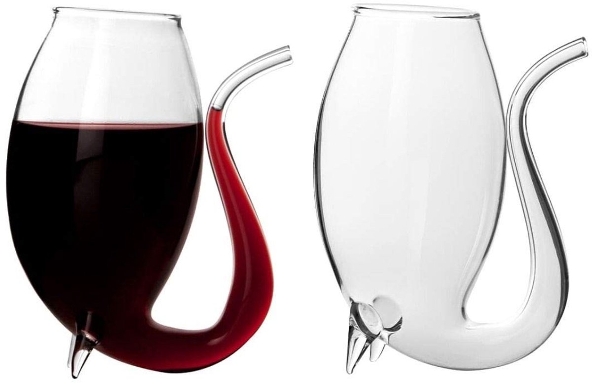 Cosensi- Wijnglazen Set van 4 - Mondgeblazen Glazen - Geschenkdoos - Porto Glazen - Drinkplezier - Dubbele Shot 75 ml - Portglazen