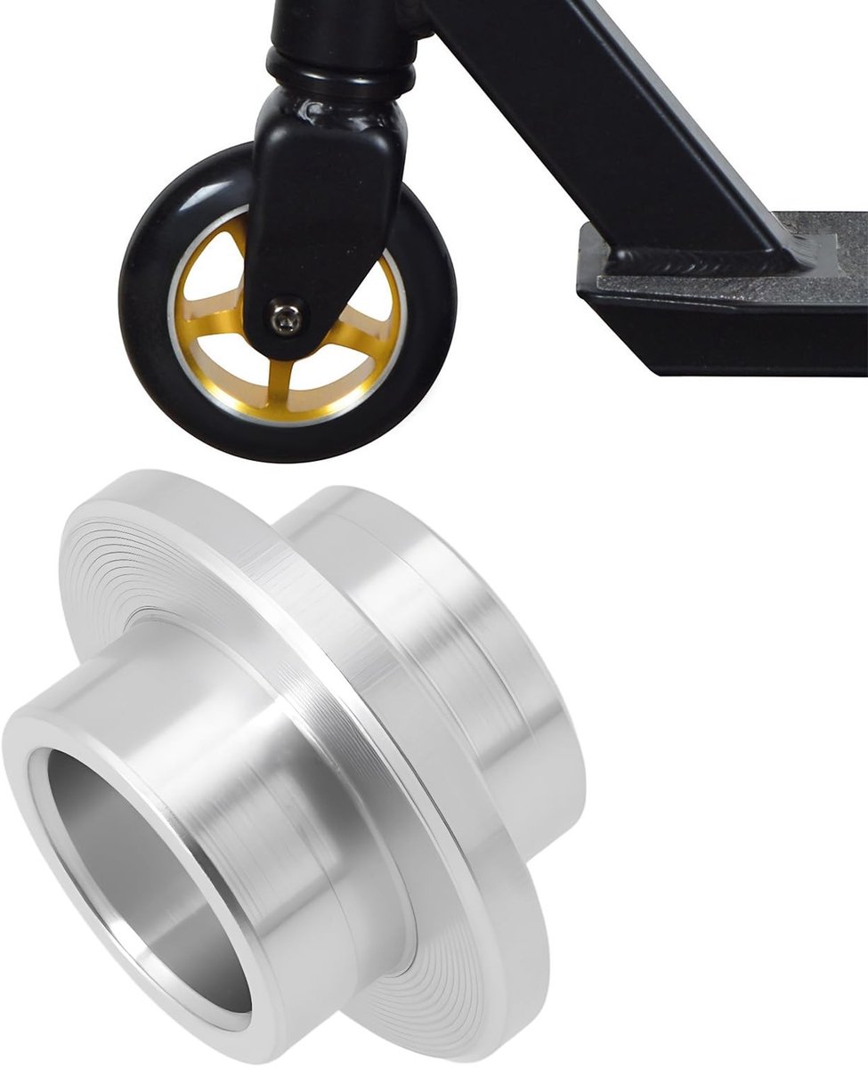 Byshayne- Lager Spacer 10.3mm 5 Stuks Geschikt voor Stunt Scooter Voor Wielen van Koffers/Rolschaatsen Buiten-/Binnen Diameter 17/8.3mm Zorgt voor Soepele Rotatie Aspa