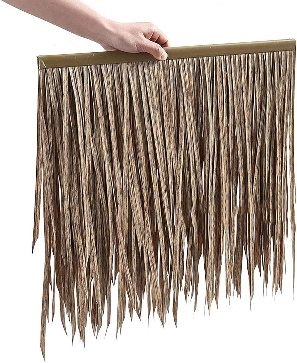 Kunstmatige rieten daken - Kunstriet rol - Decoratieve dakbedekking - Verbeterd dikker ontwerp - 1 vierkante meter - Natuurlijk