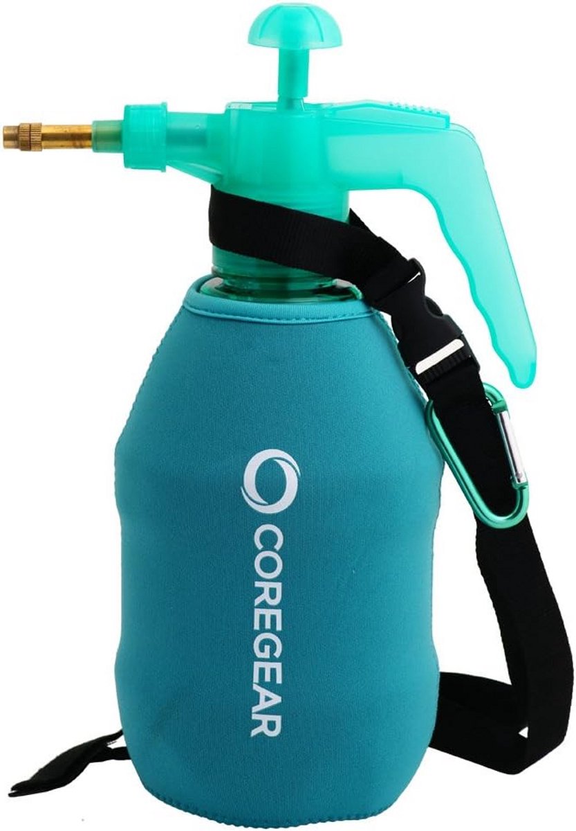 Verstuiver fles 1,5 liter met neopreen omhulsel - handnevelaar voor tuin, sport en buitenactiviteiten