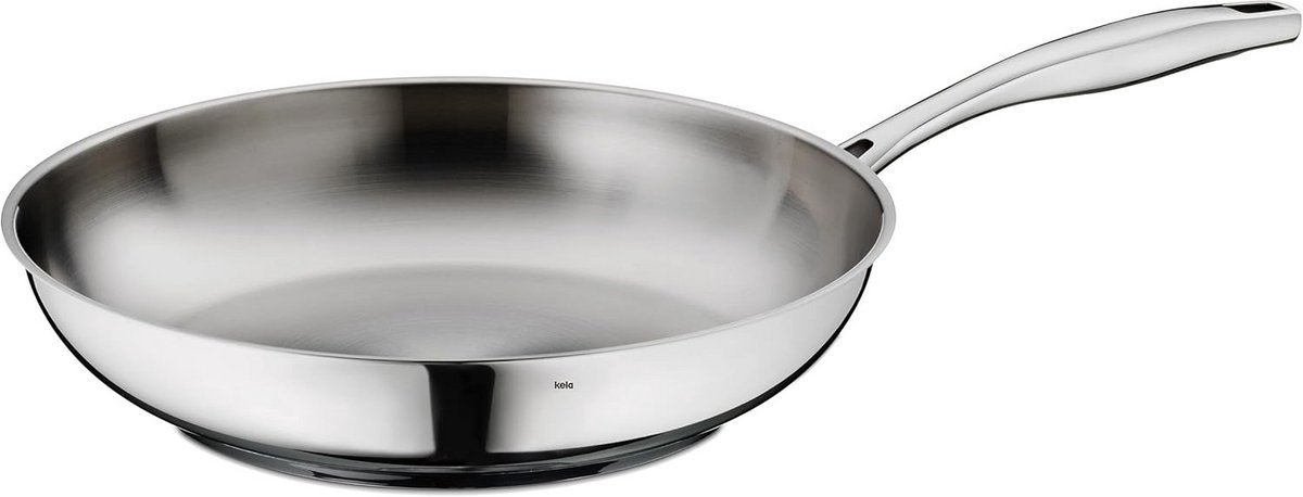 RVS Braadpan 28 cm met Energiebesparende Bodem en Ovenvaste Handgreep