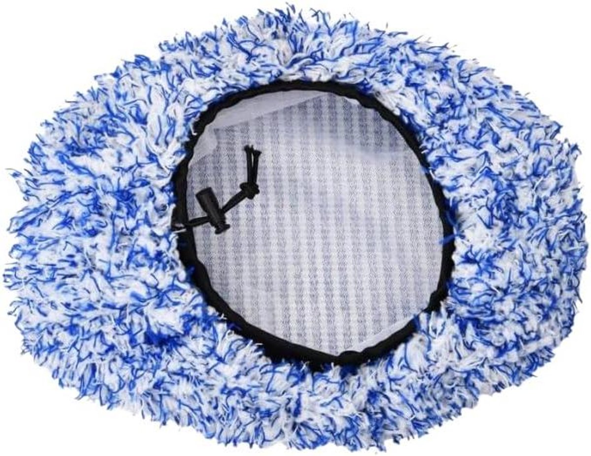 Autoborstel Cover - Wasborstel Beschermer - Auto Wassen - Zachte Microvezel - Tot 26 cm - Grijs