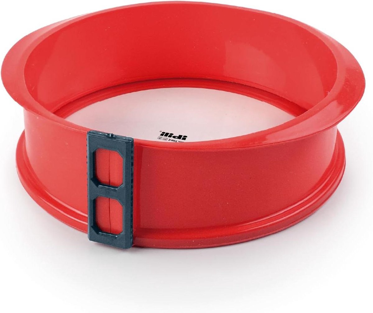 Springvorm met bodem - Taartvorm rond - Taarten bakken - Met glasplaat - 28 cm - Zwart
