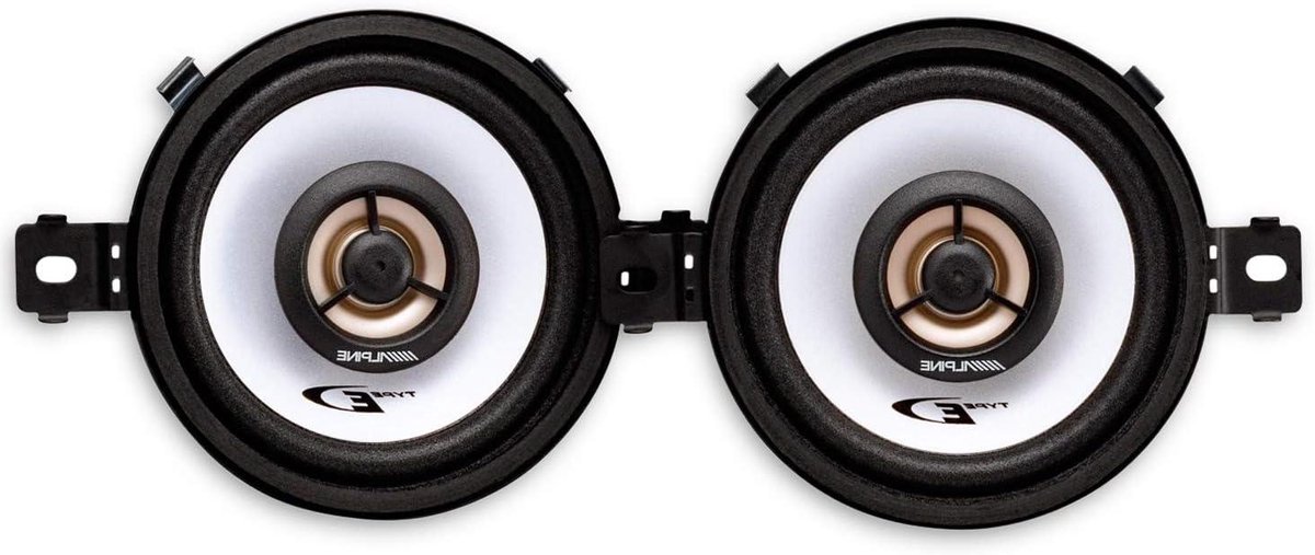 Auto Deur Luidsprekers - Auto Audio - Muziek Luisteren - 2-Weg Coaxiaal - 3.5 Inch - Zwart