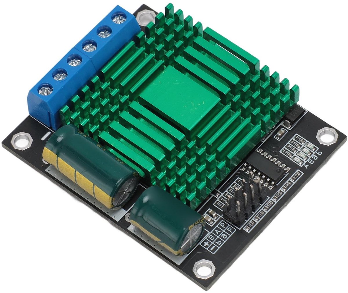 OmGoods - Dailygoody - DC-motordriver - Motoraandrijvingscontroller - H-brug - 9V-30V - Hoogvermogen - 60A - Geschikt voor Industrieel gebruik - Koellichaam