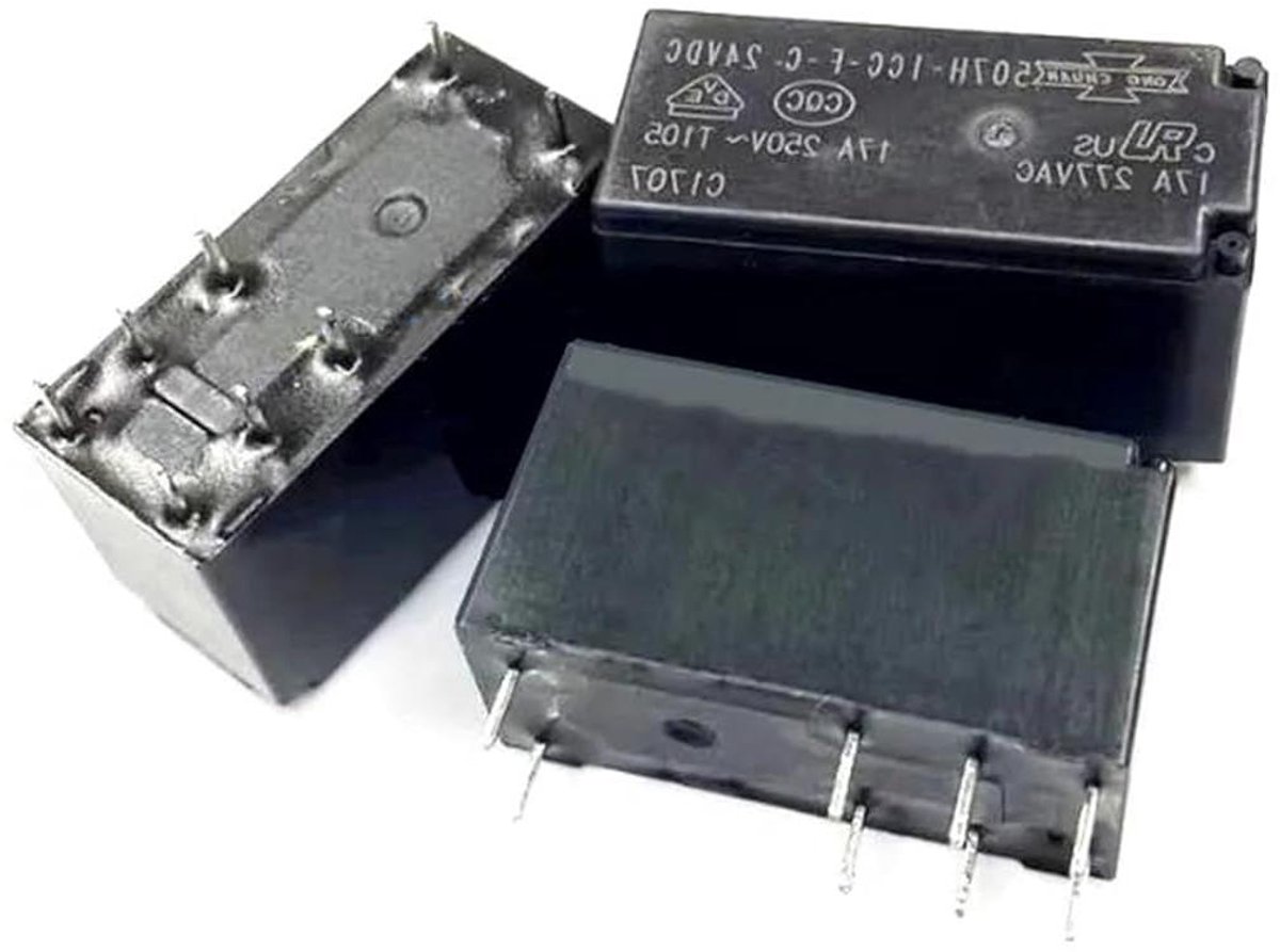 Elektromechanisch relais - Schakelcomponent - Industriële besturing - 8-pins connector - 24VDC 17A - Niet gespecificeerd