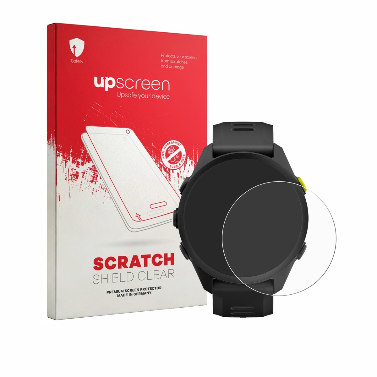 upscreen - Screenprotector voor Garmin Forerunner 70 - Folie Beschermfolie transparant