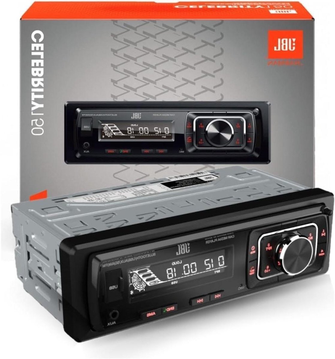 Autoradio - Mediaspeler Auto-audio - Muziek Luisteren - Afneembaar Paneel - 1-DIN - Zwart