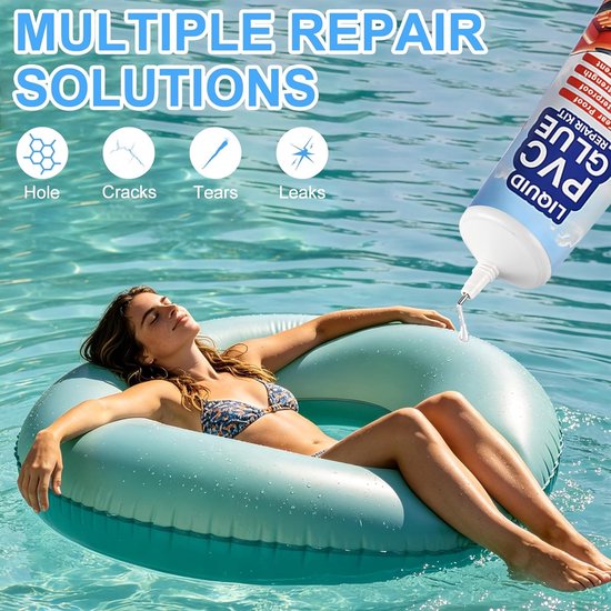 Reparatieset Zwembad - Zwembad Reparatie - Lekken Dichten - Eenvoudige Reparatie - 1 Armband - null — afbeelding 4