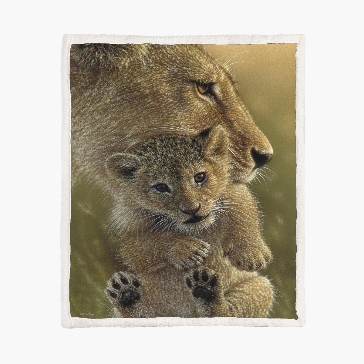 Leeuw Fleece Deken 130*150cm Mothers Pride