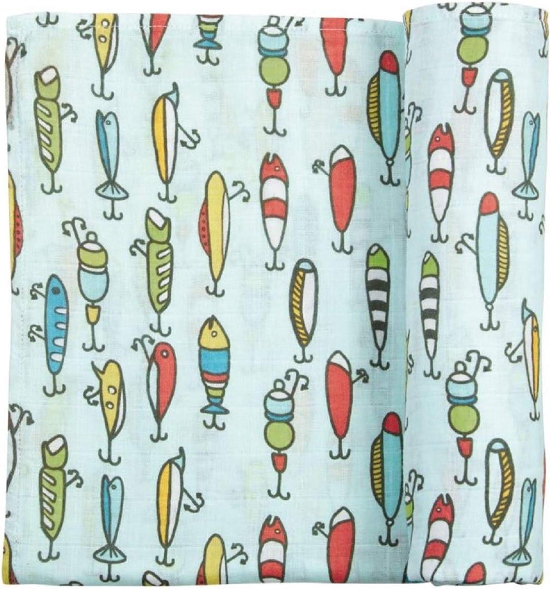 Mousseline deken - Wikkeldoek baby - Baby comfort - Verzacht bij elke wasbeurt - 120x120 cm - Meerkleurig