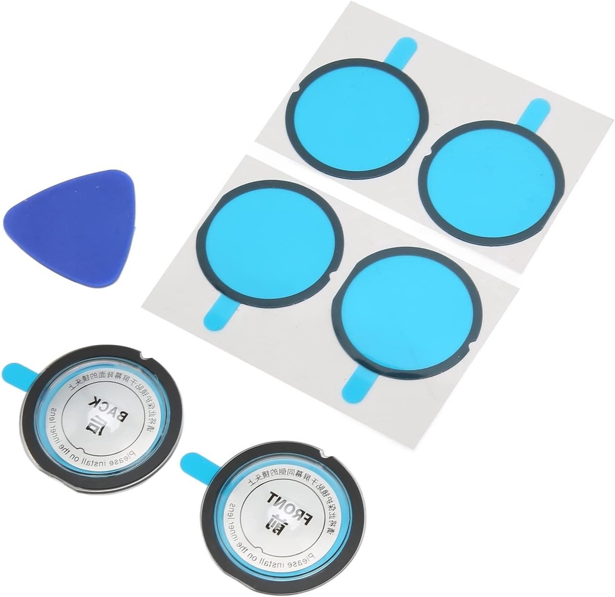 Dubbele Lensbeschermers, Beschermende Lensdeksel voor Panoramische Actiecamera Accessoires, Ideaal voor Fotografie en Videografie