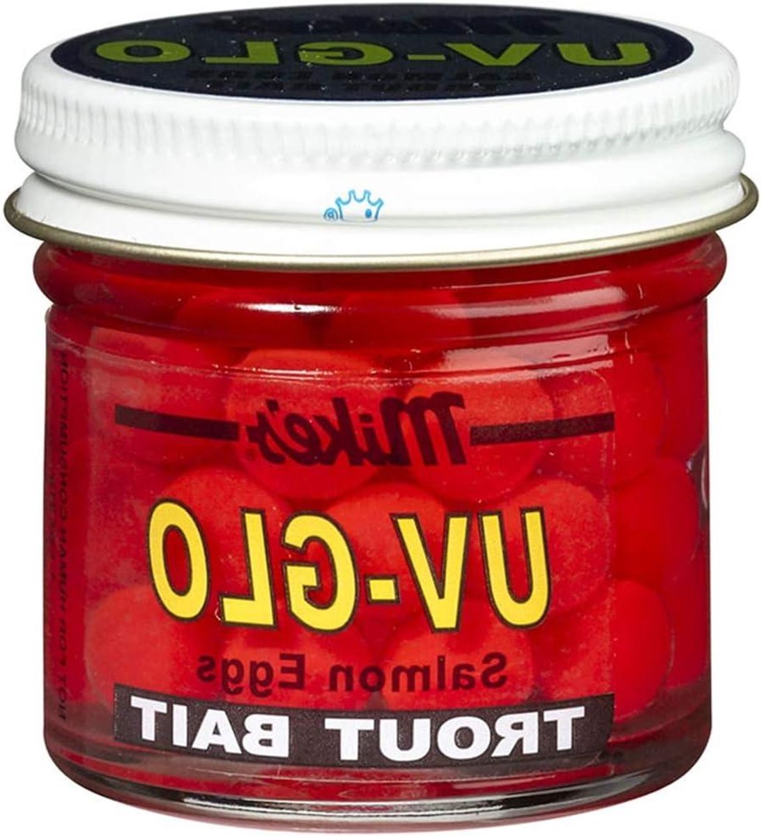 UV Glo Eieren - Zalm Lokaas - Vissen Vangen - Opvallende Kleur - 24 cm - Roze