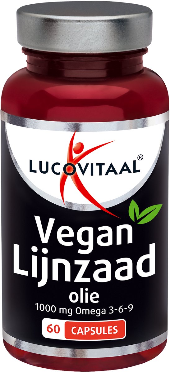 Lucovitaal Vegan Lijnzaad Olie Capsules 60CP