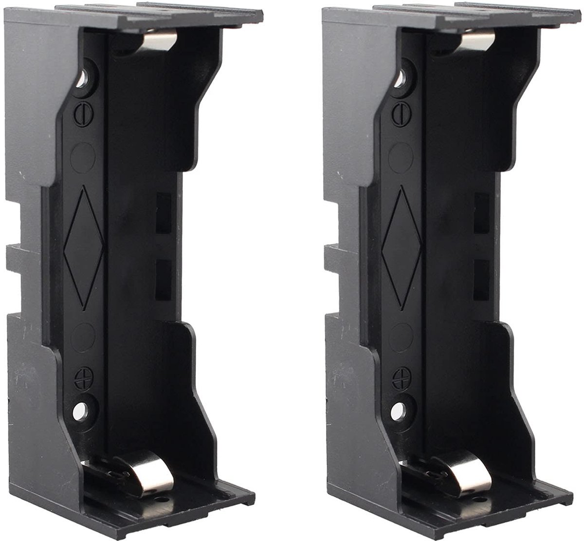 Allecto - Batterij Houder - 1x26650 Oplaadbare Accu Opbergdoos - Inclusief Pins - Geschikt voor verschillende accu's - Ideaal voor thuisgebruik - D...