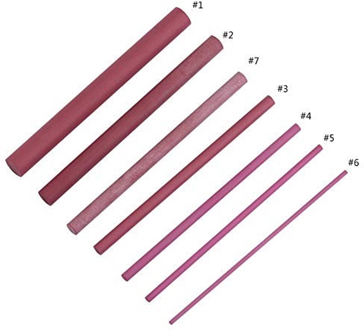 Allecto - Slijpsteen - Hoogwaardige slijptools - Rood - Polijststeen - Perfect voor keuken- en schaarverzorging - 100 x 5 mm