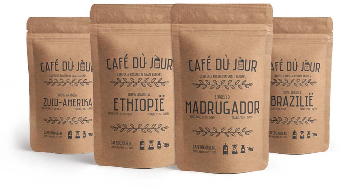 Kennismakers - Verse koffiebonen - 4 x 330 gram vers gebrande koffiebonen