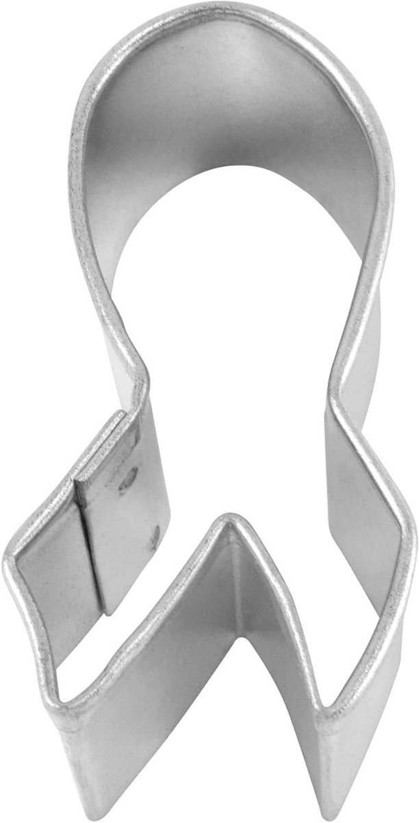 Koekjesvorm Manta Rog - Uitsteker Deeg - Koekjes Bakken - Duurzaam Plaatstaal - 114 cm - Zilver