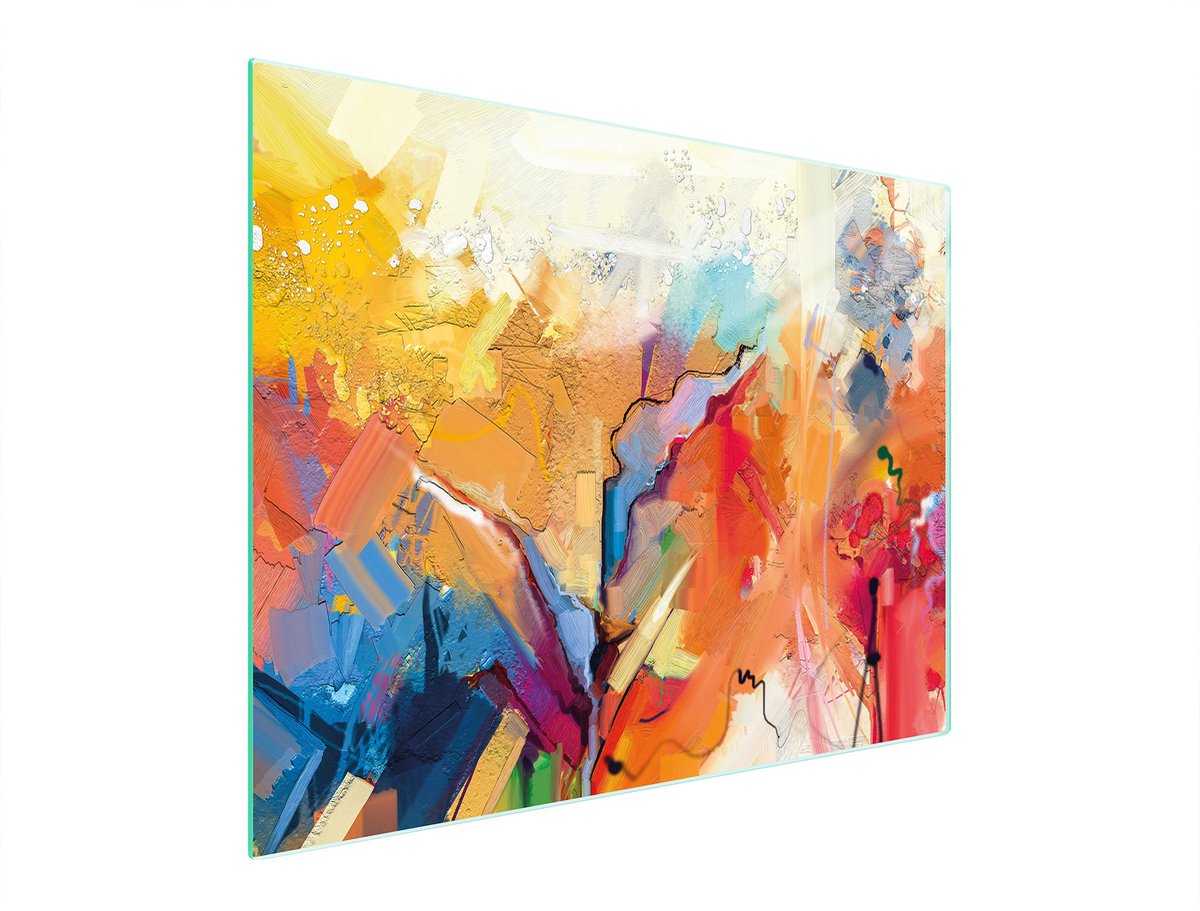 TMK ArtDeko - Snijplank 52x40 cm - Glas - Kleur - Antislip