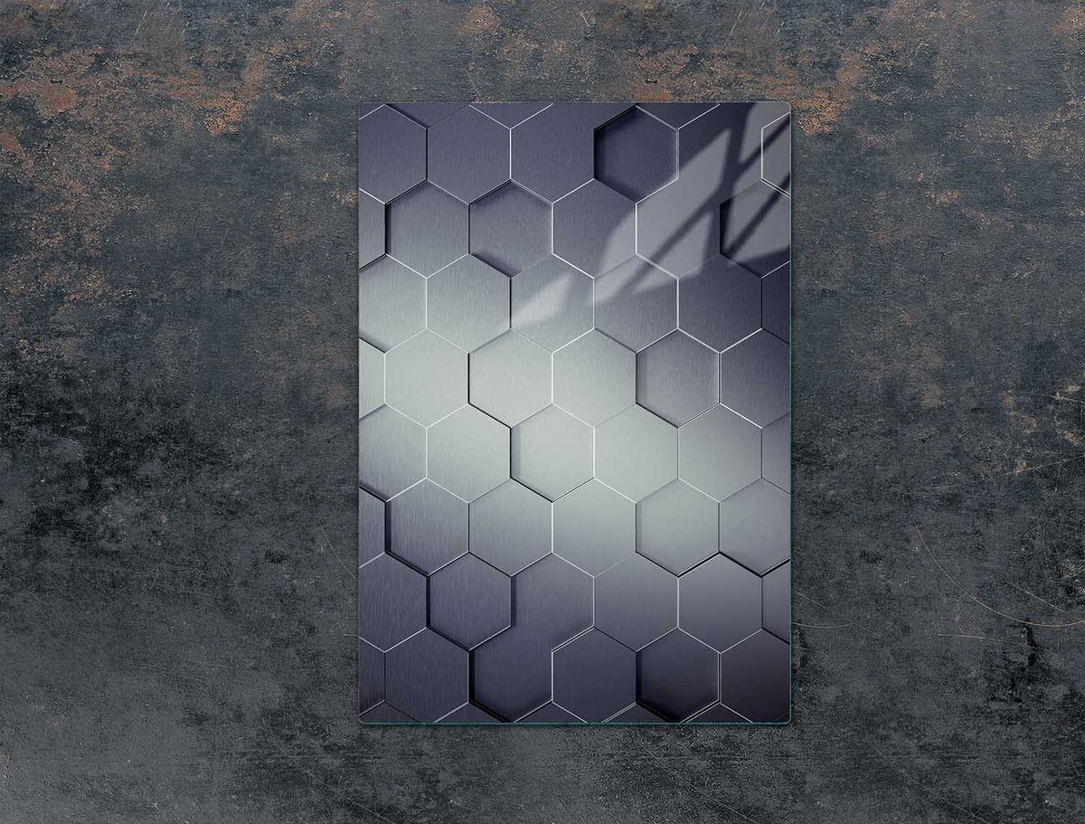 TMK ArtDeko - Snijplank Glas - 35x52cm - Hartglas - Meerdere Functies