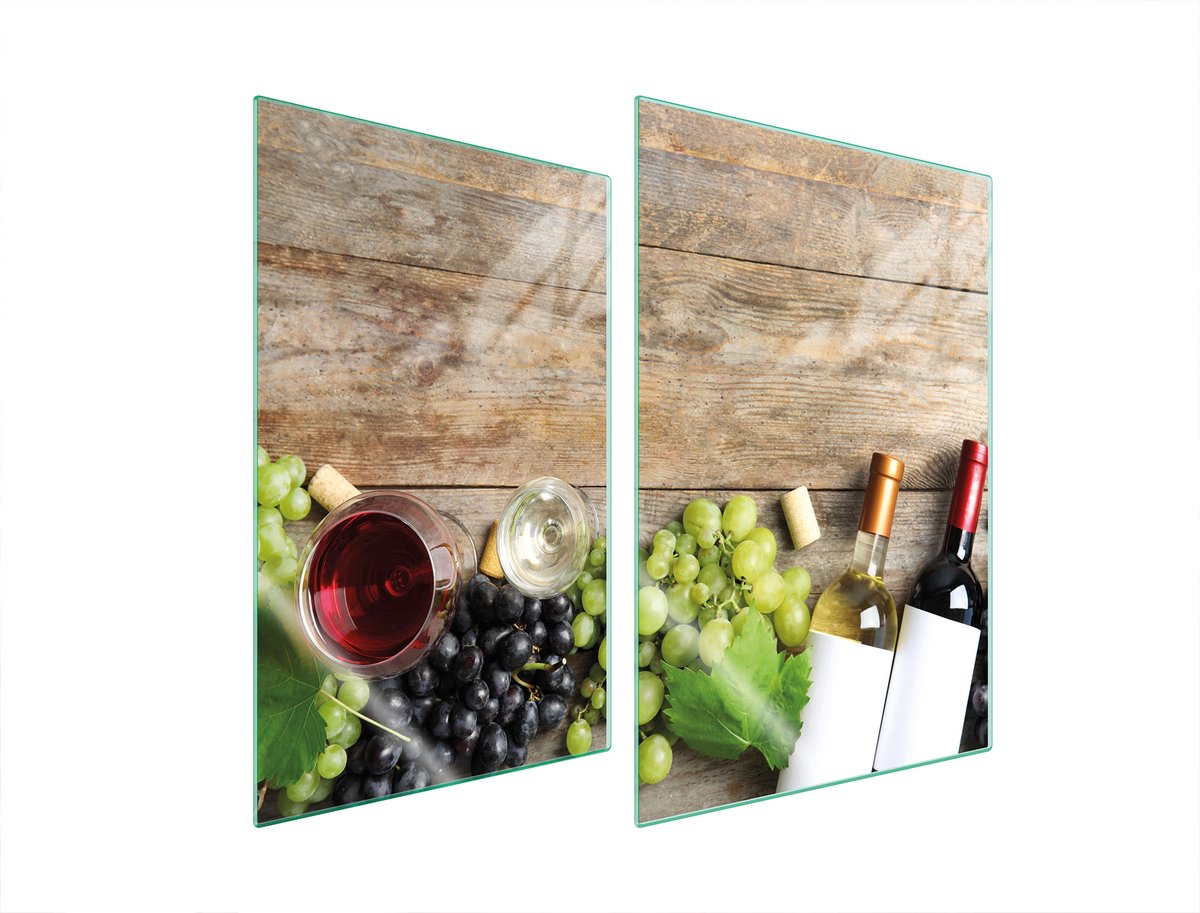 TMK ArtDeko - Snijplank - Glas - Bescherming - 2x35x52 cm
