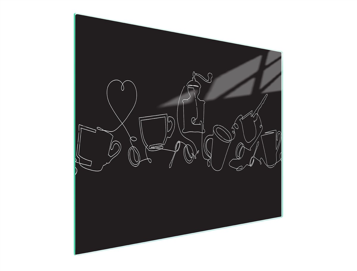 TMK ArtDeko - Snijplank - 52x30 cm - Gehard Glas - UV-Print