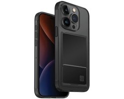 UNIQ Air Fender Series - iPhone 15 Pro Max Case - Slot voor Kaarten - Grijs