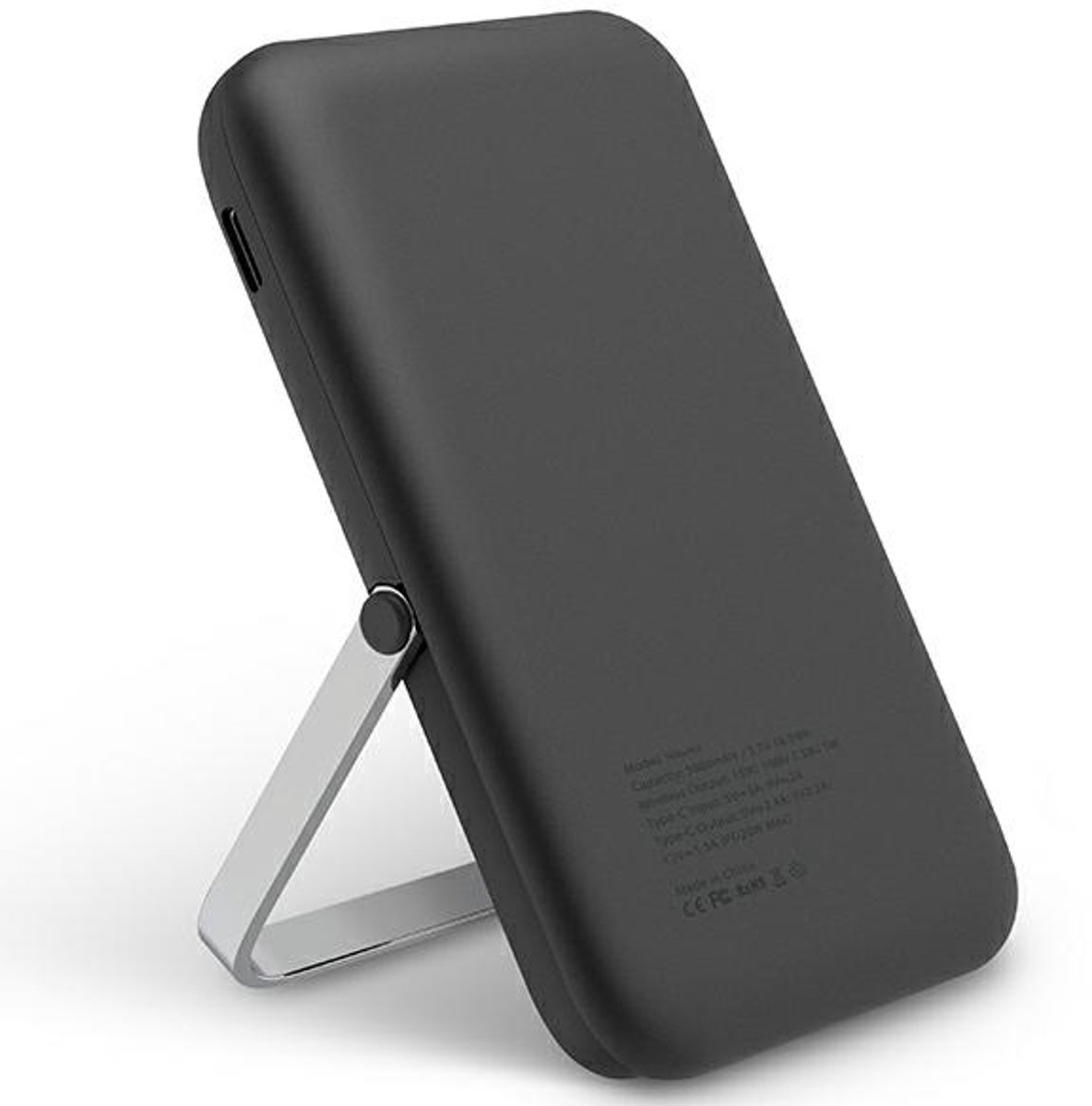 UNIQ Hoveo - Magnetische Powerbank - 5000mAh - Draadloos - Grijs