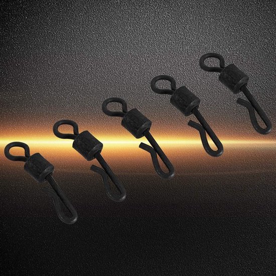 aladdien - Vissen Swivel Snap Connectors - Snelwissel Wartels - 25 Stuks - Outdoor Karpervissen - Tackle Accessoires - Ideaal voor Vissers van Aladdien — afbeelding 2