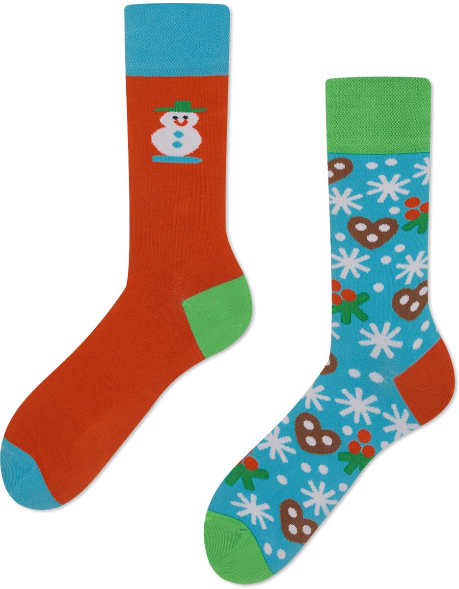 Many Mornings unisex sokken - Snow Much Fun - Unisex - Maat: 39 - 42
