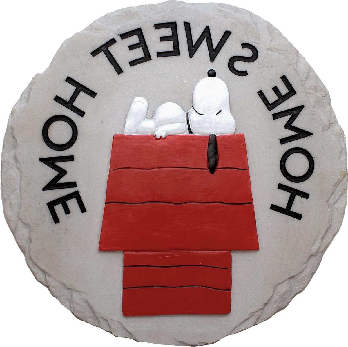 Decoratieve Tuinsteen - Siersteen Loopsteen - Tuin Decoreren - Handgeschilderd Ontwerp - 24 cm Diameter - Pinda's Thuis