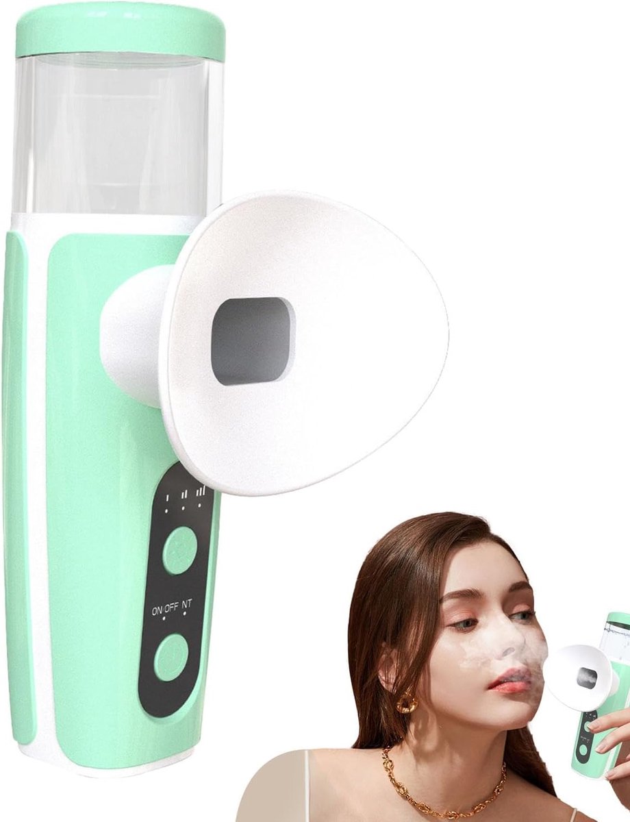 Eye Steamer, Nano Dry Eye, Oogbevochtiger, Draagbare Oogverzorging, Oogbevochtiger met draagbaar en handig ontwerp, 2,44 x 2,72 x 4,88 inch voor oogverzorging thuis of onderweg (1 set)