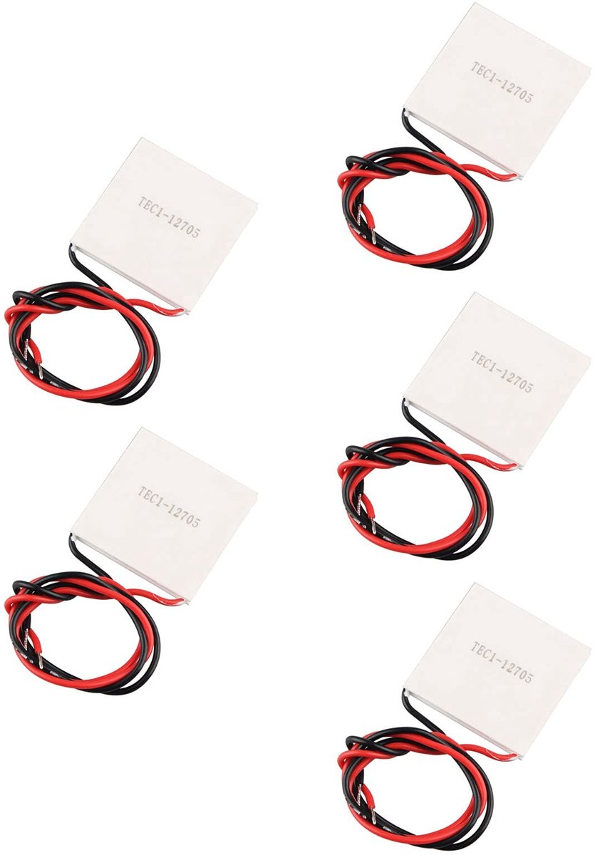 Allecto - TEC1-12705 - Thermo Elektrische Koeler - Compact - Halfgeleider Heatsink - Ideaal voor Koeling - Peltier Plaat Module - 45 W