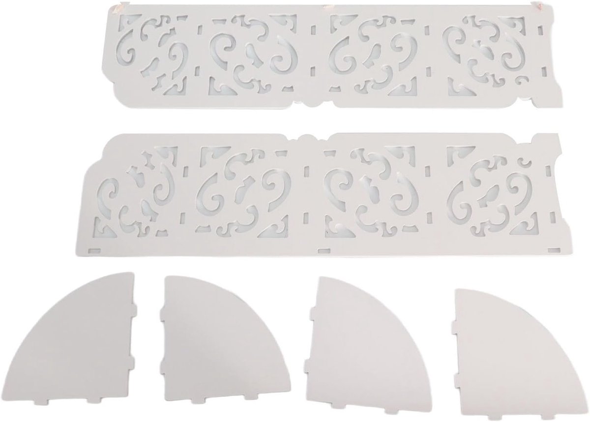 Hoekplank met 4 Niveaus, Witte Boekenkast voor Woonkamer en Badkamer, Ideaal voor Toiletten en Decoratie 30 x 20 x 79.5 cm
