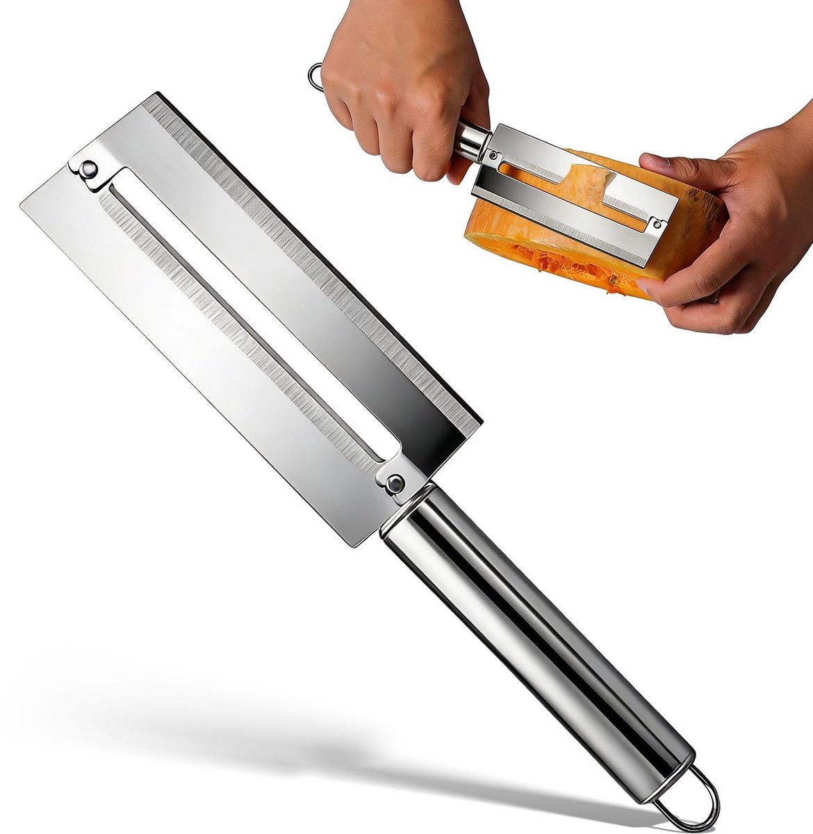 Dailygoody - Roestvrijstalen Mes - Fruit Peeler Cutter - Perfect voor Ananas en Groenten - Vaatwasserbestendig - Keukenbenodigdheden - Ideaal voor Thu..