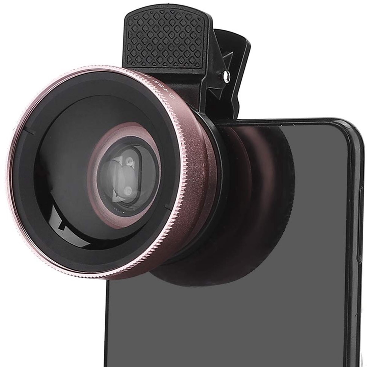 Dailygoody - Professionele Telefoonlens - 0,45x Supergroothoek- en Macrolens - 2 in 1 Mobiele Telefoonlens - Voor Smartphones en Tablets - Geschikt vo...