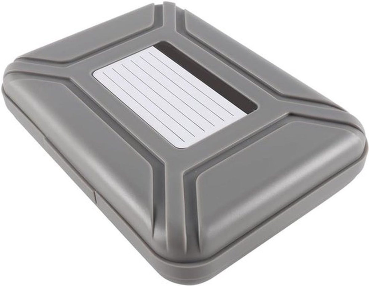 - Draagbare HDD-behuizing - Multifunctioneel - Harde schijf opslag - Stand met schokbestendig ontwerp - Waterbestendig - Geschikt voor alle merken - Zwart