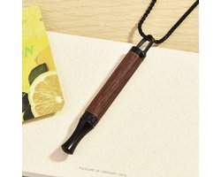 Ademhalingsketting, aromatherapie-inhalatieset, verstelbare weerstand, draagbaar en herbruikbaar, voor diepademhalingstraining ter ontspanning en concentratie.