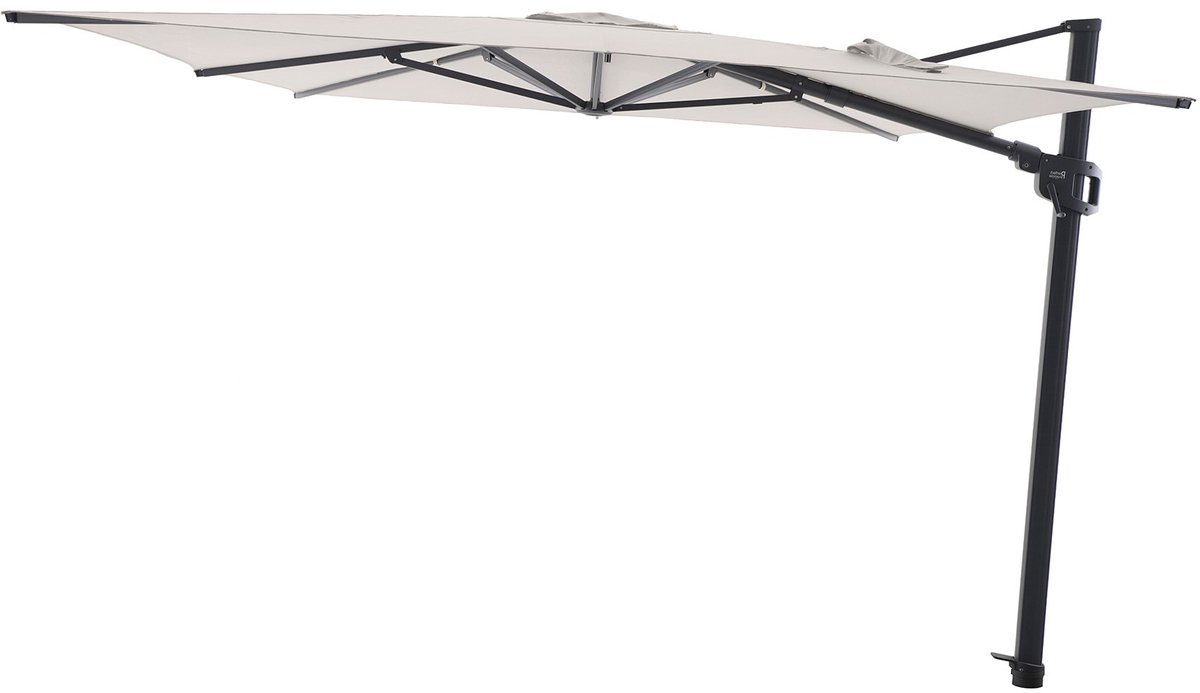 Perfect Shadow Eclipse zweefparasol 300x300 cm. Ultra - Antraciet/Urban Taupe