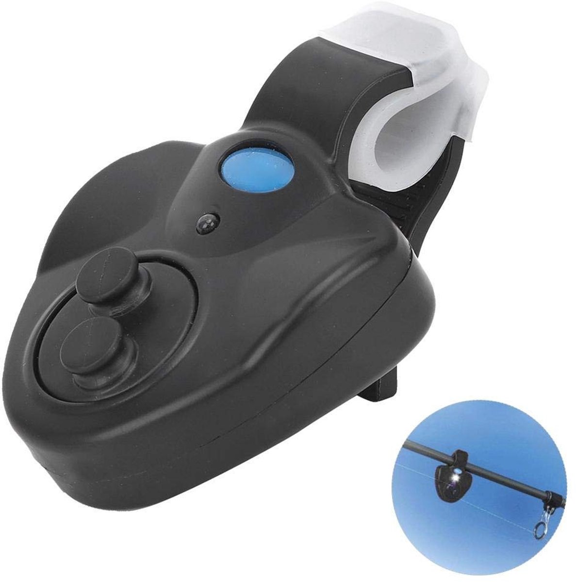 Dailygoody - Fishing Alarm - LED Licht - Eenvoudig te bedienen - Voor nacht en dag - Vissers - Geluid en lichtsignalen - Ideaal voor nachtvissen