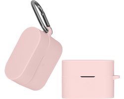kwmobile Hoes geschikt voor Sony WF-1000XM6 - Siliconen cover voor oordopjes in oudroze
