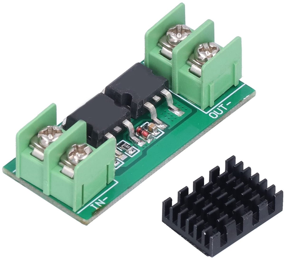 ONF3 - Solar Ideal Diode-controllermodule - Efficiënte diode-module - Anti-terugstroom - 8 Milliohm Schottky-diodes - Voor opladen - Compact for...