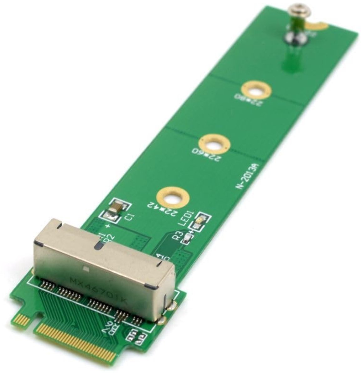 Dailygoody - PCI Express M.2 Converter - SSD Upgrade - Compact - Geschikt voor MacBook Pro en Air - Verhoog je opslagcapaciteit - Eenvoudige inst...